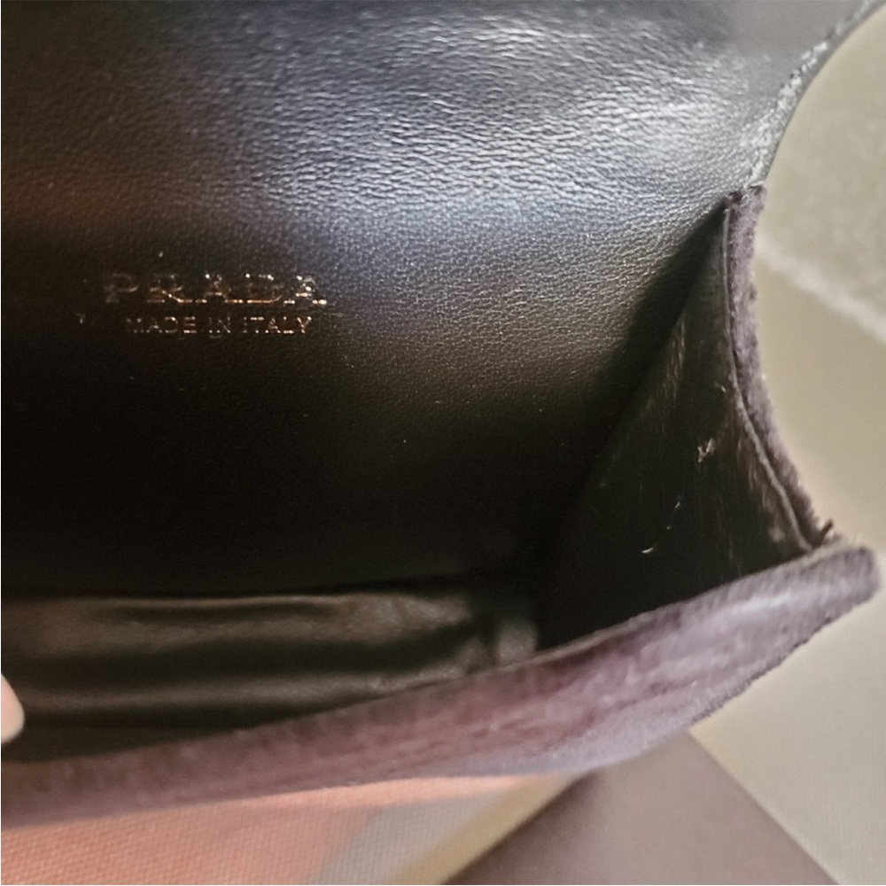 Prada Velluto Micro Cahier Black Velvet Bag - Picture 3 of 3